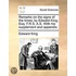 Remarks On The Signs Of The Times; By Ed