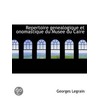 Repertoire Genealogique Et Onomastique D door Georges Legrain