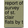 Report Of Survey Of St. Clair Flats By T door Onbekend