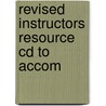 Revised Instructors Resource Cd To Accom door Onbekend