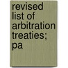 Revised List Of Arbitration Treaties; Pa door Denys P.B. 1884 Myers