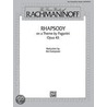 Rhapsody on a Theme by Paganini, Opus 43 door Onbekend