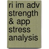 Ri Im Adv Strength & App Stress Analysis door Budynas