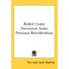Robert Louis Stevenson Some Personal Rec door Onbekend