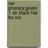 Rwi Phonics:green 1 Str Black Hat Bo N/e