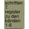 Schriften 7. Register zu den Bänden 1-6 by Johann Heinrich Bullinger