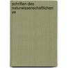 Schriften Des Naturwissenschaftlichen Ve by Naturwissenschaftlic Schleswig-Holstein