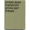 Scripta Quae Manscrunt Omnia Part 2nbspv door Marcus Tullius Cicero