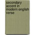 Secondary Accent In Modern English Verse
