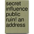 Secret Influence Public Ruin! An Address