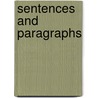 Sentences And Paragraphs door Onbekend