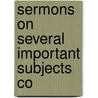Sermons On Several Important Subjects Co door Robert Lovett
