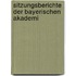 Sitzungsberichte Der Bayerischen Akademi