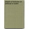 Sketch Of Lectures On Artificial Or Sown door Onbekend