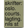 Skrifter: Oslo. Courts. Lagting. Nils St door Onbekend