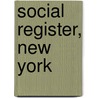 Social Register, New York door Onbekend