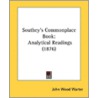 Southey's Commonplace Book: Analytical R door Onbekend