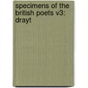 Specimens Of The British Poets V3: Drayt door Onbekend
