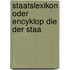 StaatsLexikon Oder Encyklop Die Der Staa