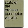 State Of The Process, Poor Peter William by Unknown