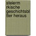 Steierm Rkische Geschichtsbl Tter Heraus