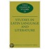 Studies in Latin Language and Literature