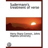 Sudermann's Treatment Of Verse door Harry Sharp Cannon