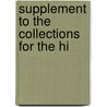 Supplement To The Collections For The Hi by Thomas Nash