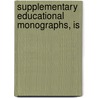 Supplementary Educational Monographs, Is door Onbekend