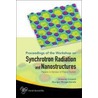 Synchrotron Radiation And Nanostructures door Giorgio Margaritondo