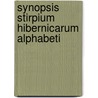 Synopsis Stirpium Hibernicarum Alphabeti door Onbekend