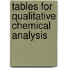 Tables For Qualitative Chemical Analysis by Archibald Liversidge
