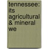 Tennessee: Its Agricultural & Mineral We by Joseph Buckner Killebrew