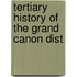 Tertiary History Of The Grand Canon Dist