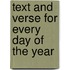 Text and Verse for Every Day of the Year
