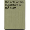 The Acts Of The Legislature Of The State door New Jersey