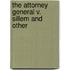 The Attorney General V. Sillem And Other