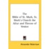 The Bible Of St. Mark, St. Mark's Church