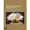 The British Novelists (24, Pt. 1); With by Anna Letitia Barbauld