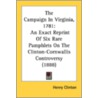 The Campaign In Virginia, 1781: An Exact door Onbekend