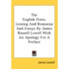 The English Poets: Lessing And Rousseau door Onbekend