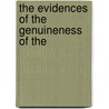 The Evidences Of The Genuineness Of The door Andrews Norton