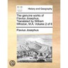 The Genuine Works Of Flavius Josephus. T door Flauius Josephus