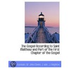 The Gospel According To Saint Matthew An door Sir John Cheke