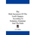 The Holy Sacrament Of The Lord's Supper: