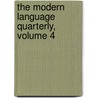 The Modern Language Quarterly, Volume 4 door H.F. Heath