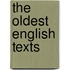 The Oldest English Texts