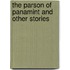 The Parson Of Panamint And Other Stories