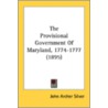 The Provisional Government Of Maryland door Onbekend