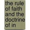 The Rule Of Faith And The Doctrine Of In door Robert Watts